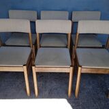 Baumann 6 chair signed 1960 vintage design