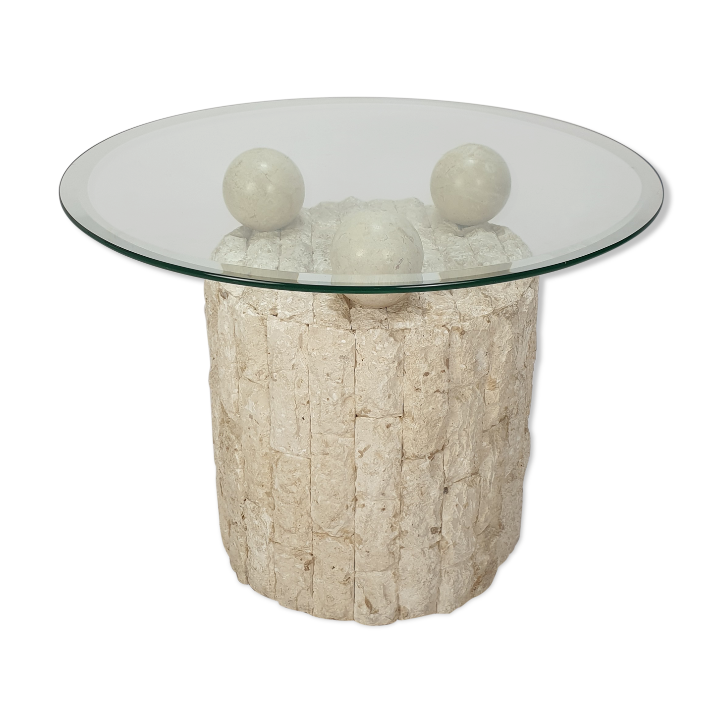 Magnussen Ponte Travertine Coffee Table, 1980s