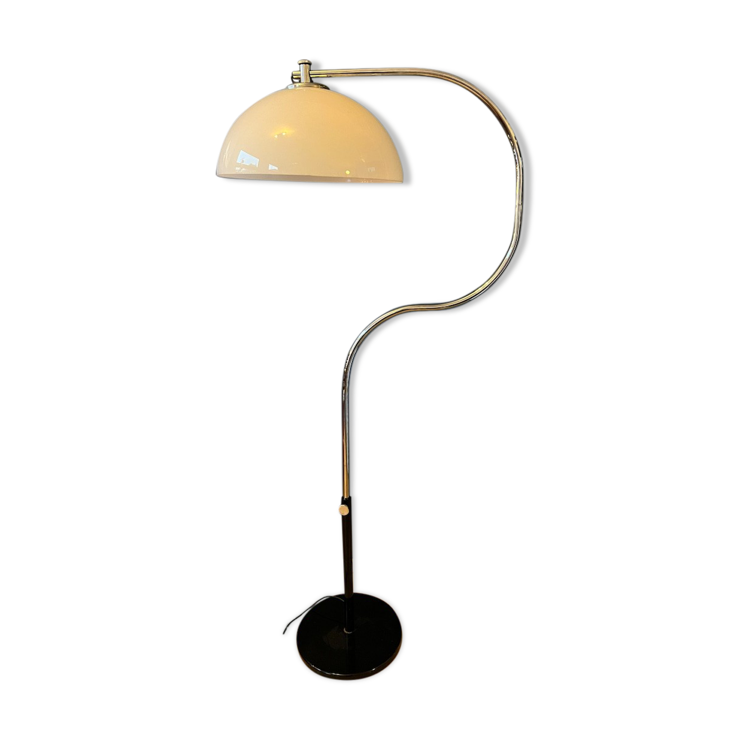 Space age snake floor lamp