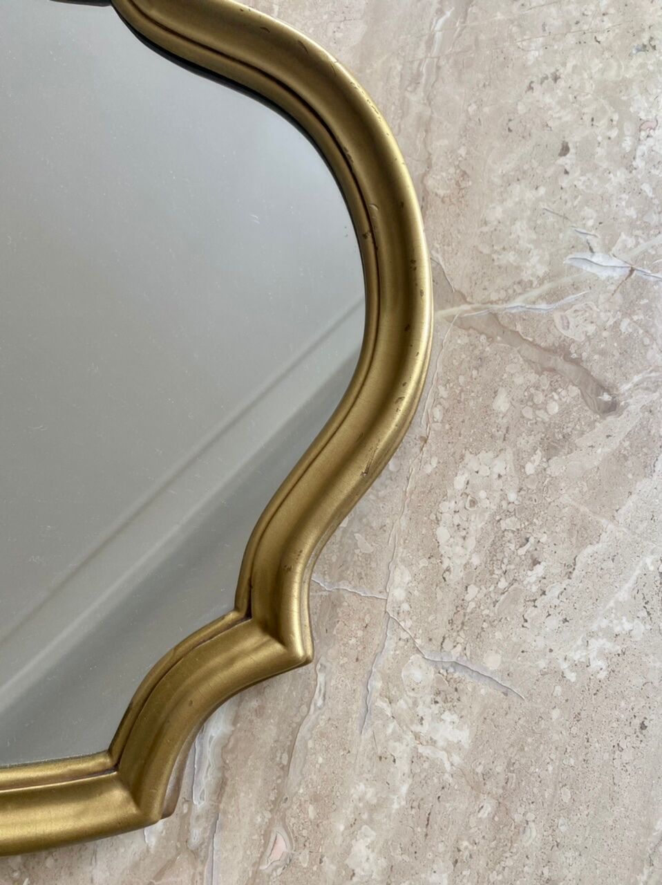 Miroir doré ancien 56x40
