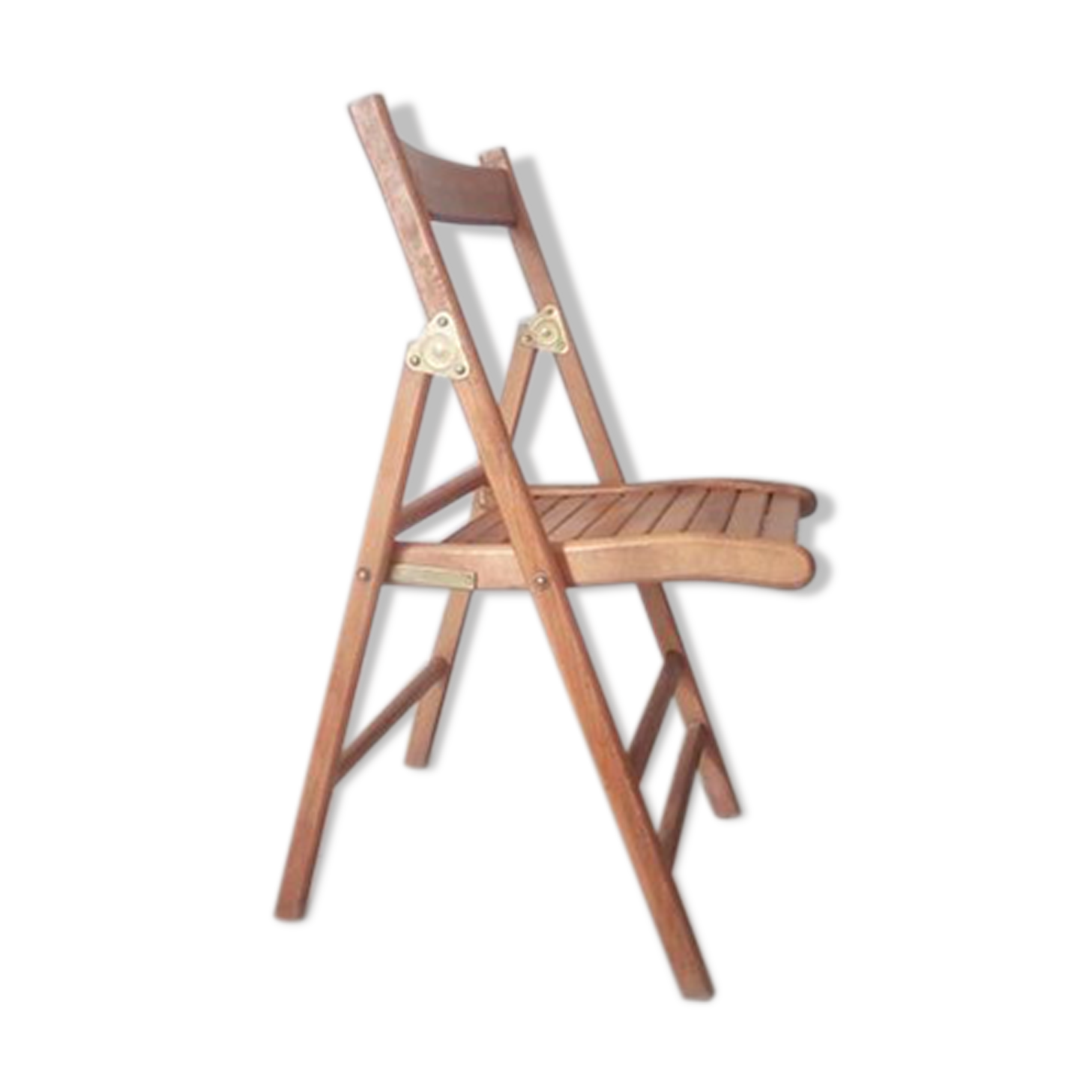 Vintage wooden folding chair