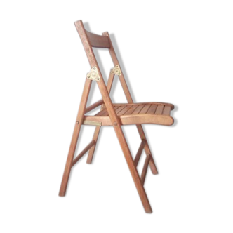 Vintage wooden folding chair