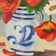 Nature morte aux coquelicots par B. Peters