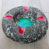 ceramic ashtray – France, 1960s – volcanic enamel