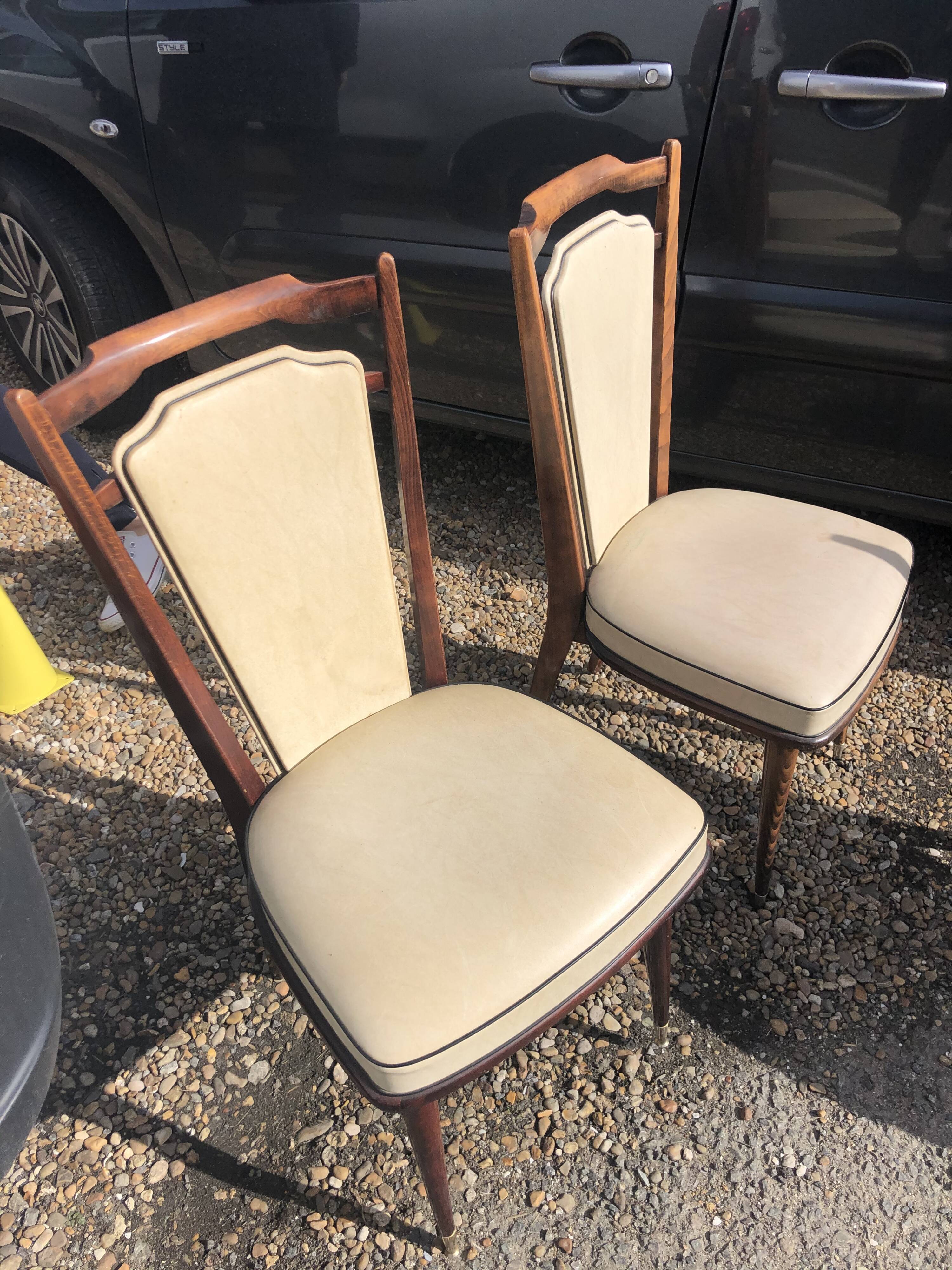 4 vintage chairs from the 70s