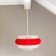 Suspension in glass and plexiglass with diamond points / vintage 60s-70s
