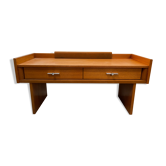 Vanity cabinet design 1970 . Teak plating. Sold without mirror.