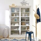 Rivage - Eucalyptus and white metal tree trunk coat rack