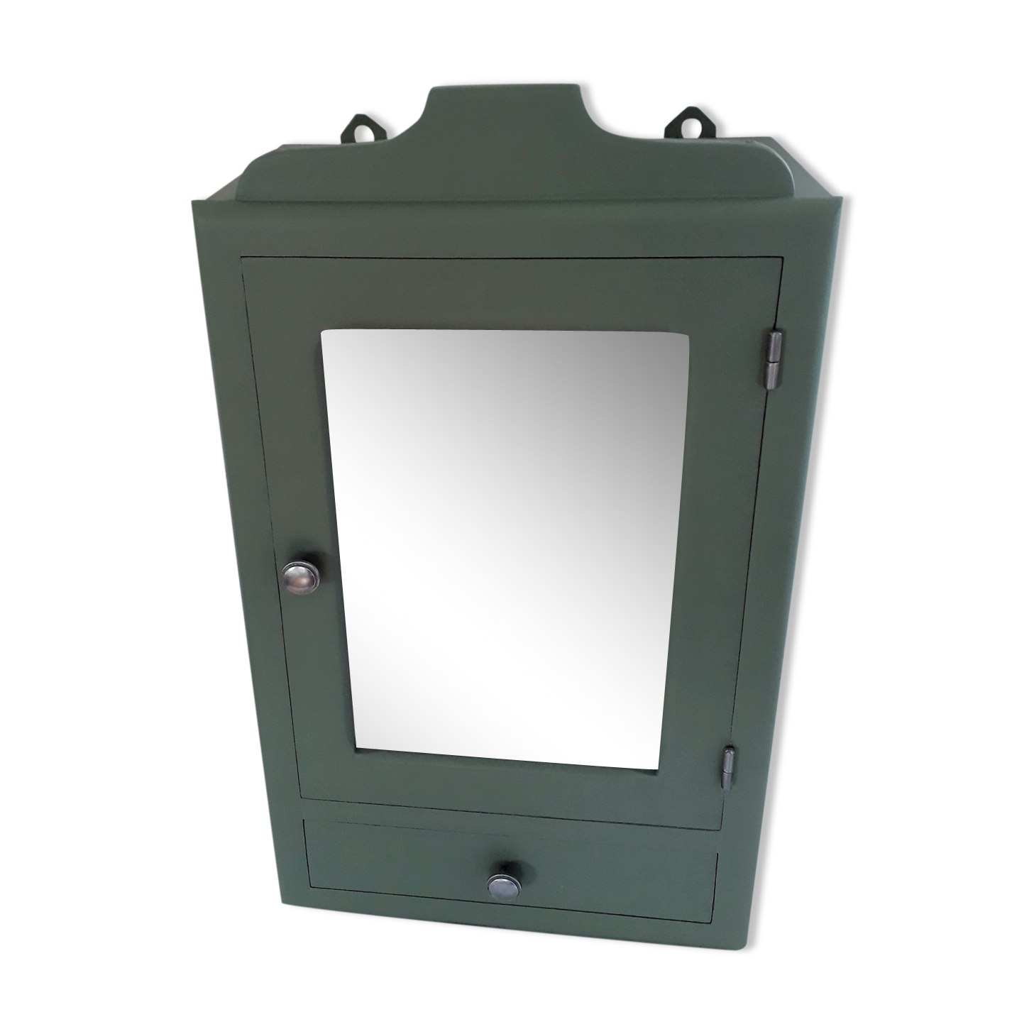 Medicine cabinet wall vintage 50's revisited Green