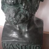 Large plaster bust of Louis Pasteur