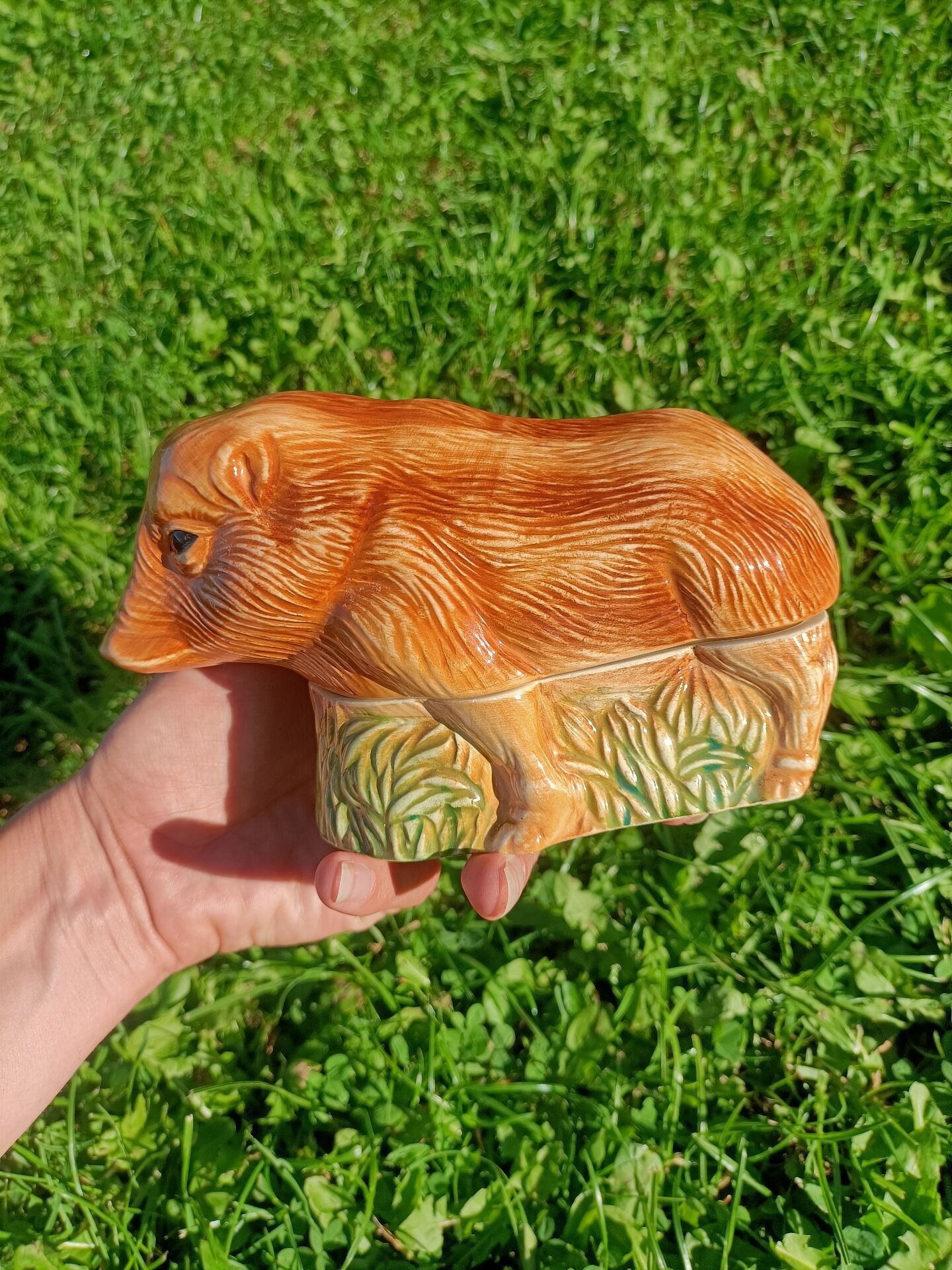 Zoomorphic terrine stamped Michel Caugant 💐
