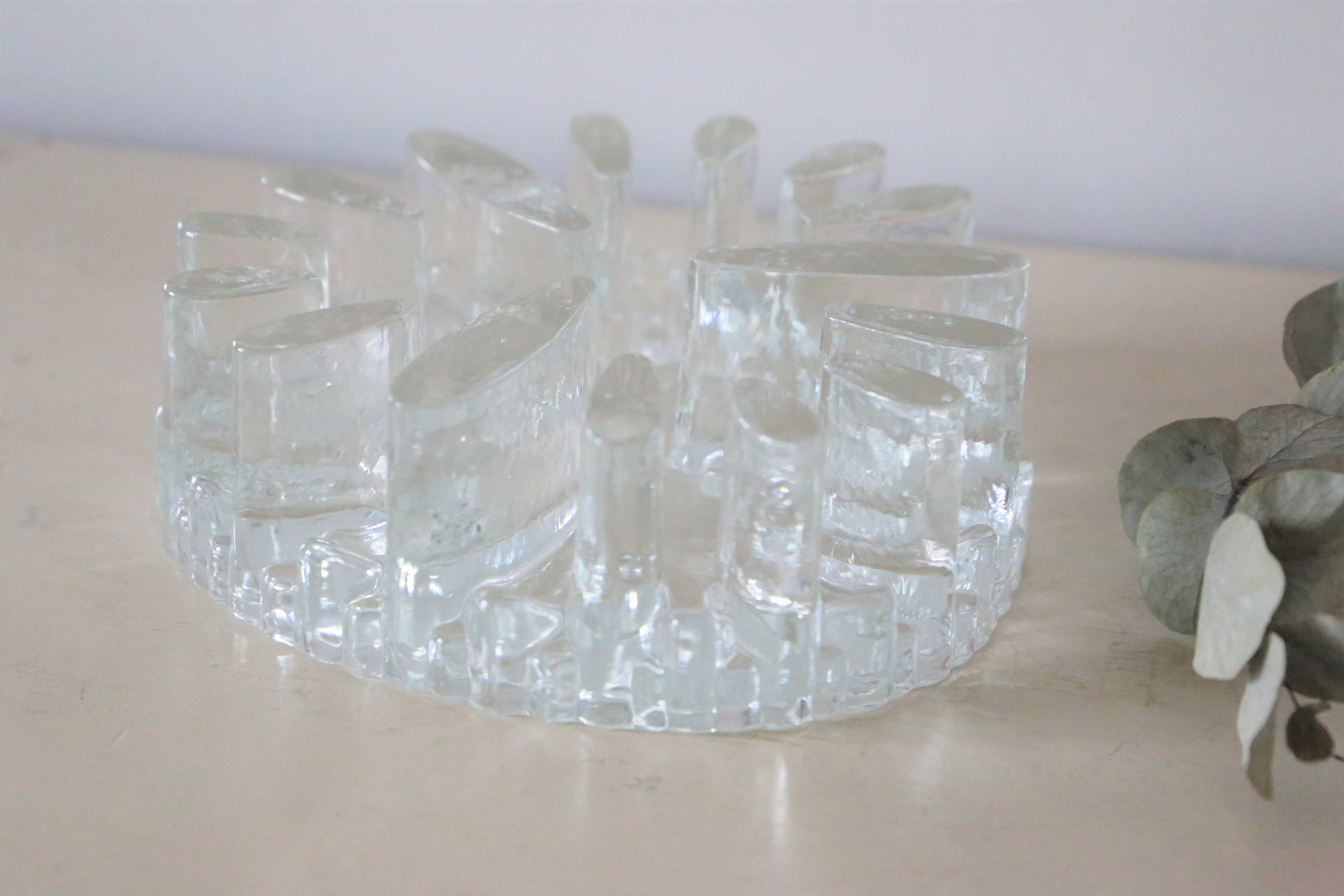 Underside, German crystal, 1970,, vintage