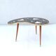Kidney-shaped coffee table with mosaic top, 1950s