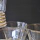6 antique water glasses in good condition