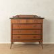 Classic chest of drawers from the 1920s in dark brown