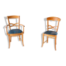 Paire de chaises "King & Queen"