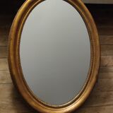 Golden mirror medallion