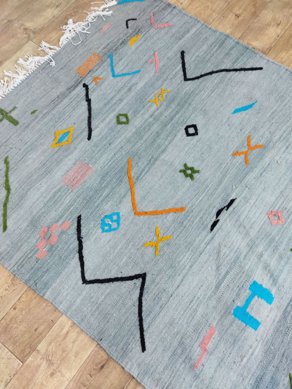 Kilim moroccan berber carpet 208x149cm