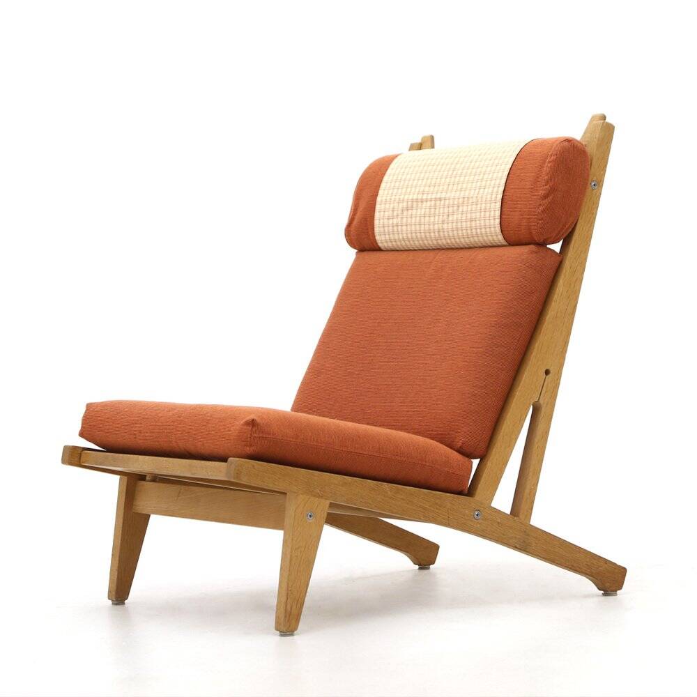 GE-375 armchair by Hans J. Wegner for Getama, 1960s