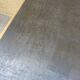 Large black patinated tray table