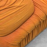 Pair of fabric armchairs Califfo Beka model 1970s vintage modernism