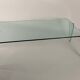 Glass coffee table around 1980