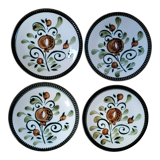 Set 4 plates Boch Argenteuil