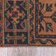 Orange & Navy Blue Turkish Runner Rug 87x337Cm SK 240636