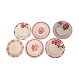 Assortment of six plates