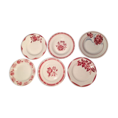 Assortment of six plates