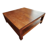 Coffee table for the living room in solid teak.