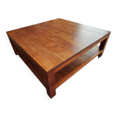 Table basse salon en teck massif
