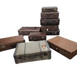 Vintage travel suitcase / trunk / chest