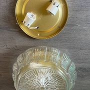 Plafonniers en verre de Murano Ensemble de 2 années 1970