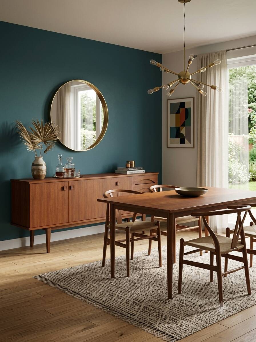 Scandinavian teak sideboard from the 1960s.