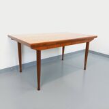 Vintage Scandinavian style dining table from the 50s and 60s in teak with extensions