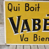 Plaque ancienne publicitaire vabe