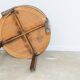 Vintage round pinewood coffee table, Czechoslovakia, 1970´s