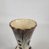 Quimper earthenware vase signed Paul Fouillen