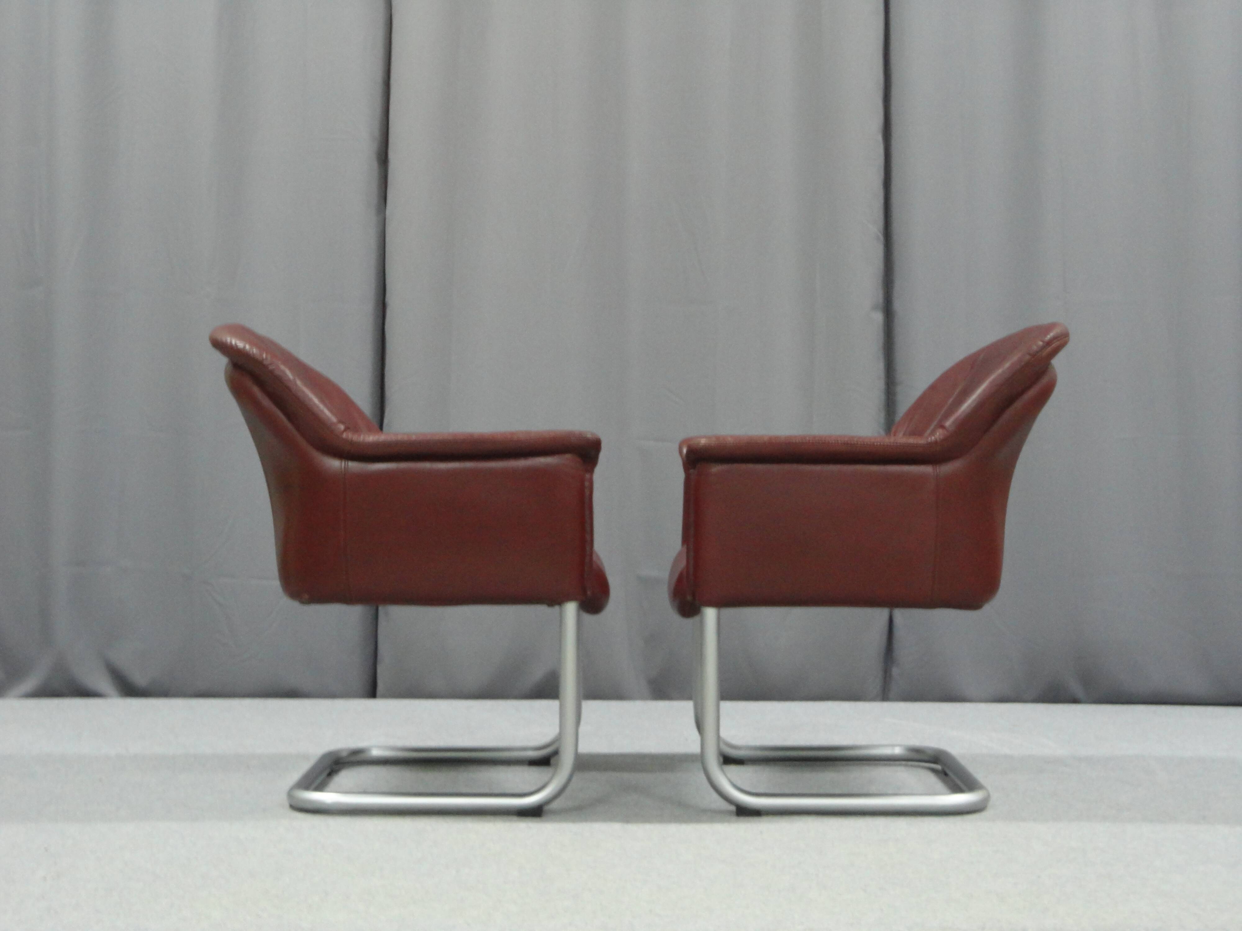 Pair of scandinavian armchairs 1960s