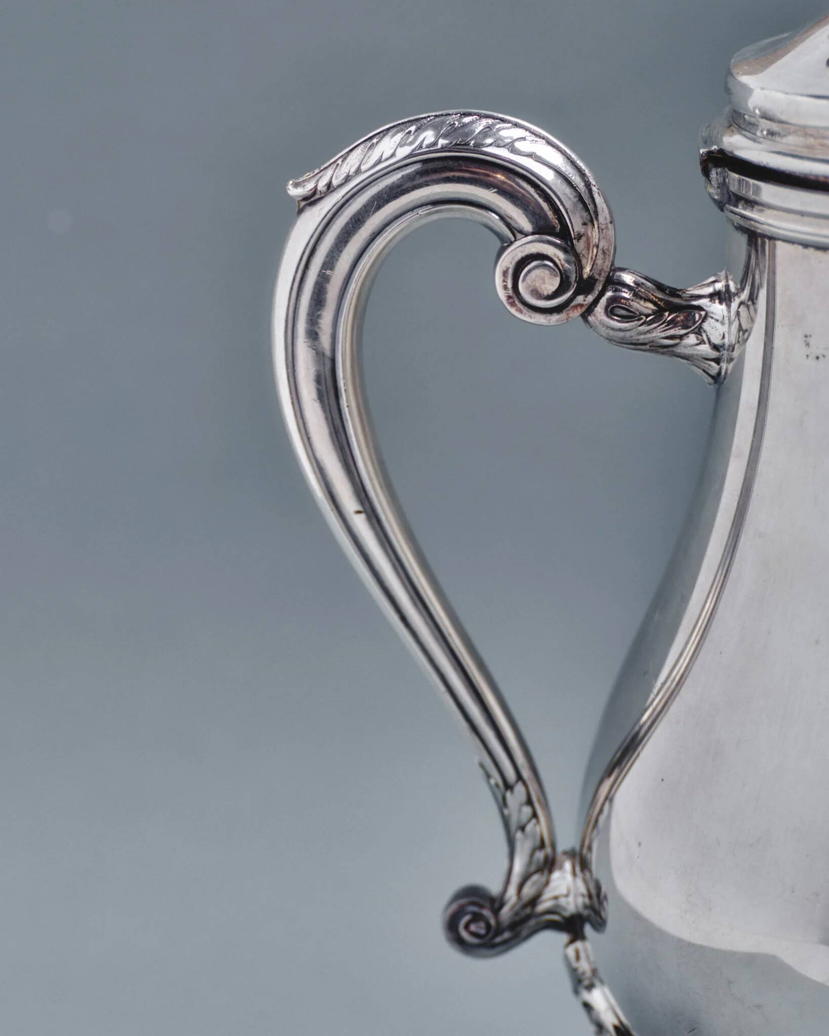Silver-plated metal teapot, Christofle