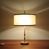 Suede table lamp, 1950s