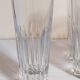 Six verres à anisette de bistrot vintages