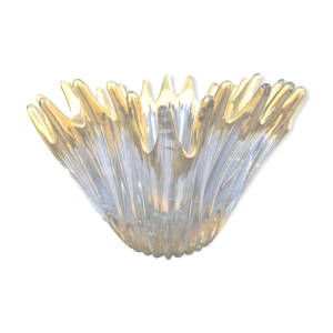 coupe en cristal et or