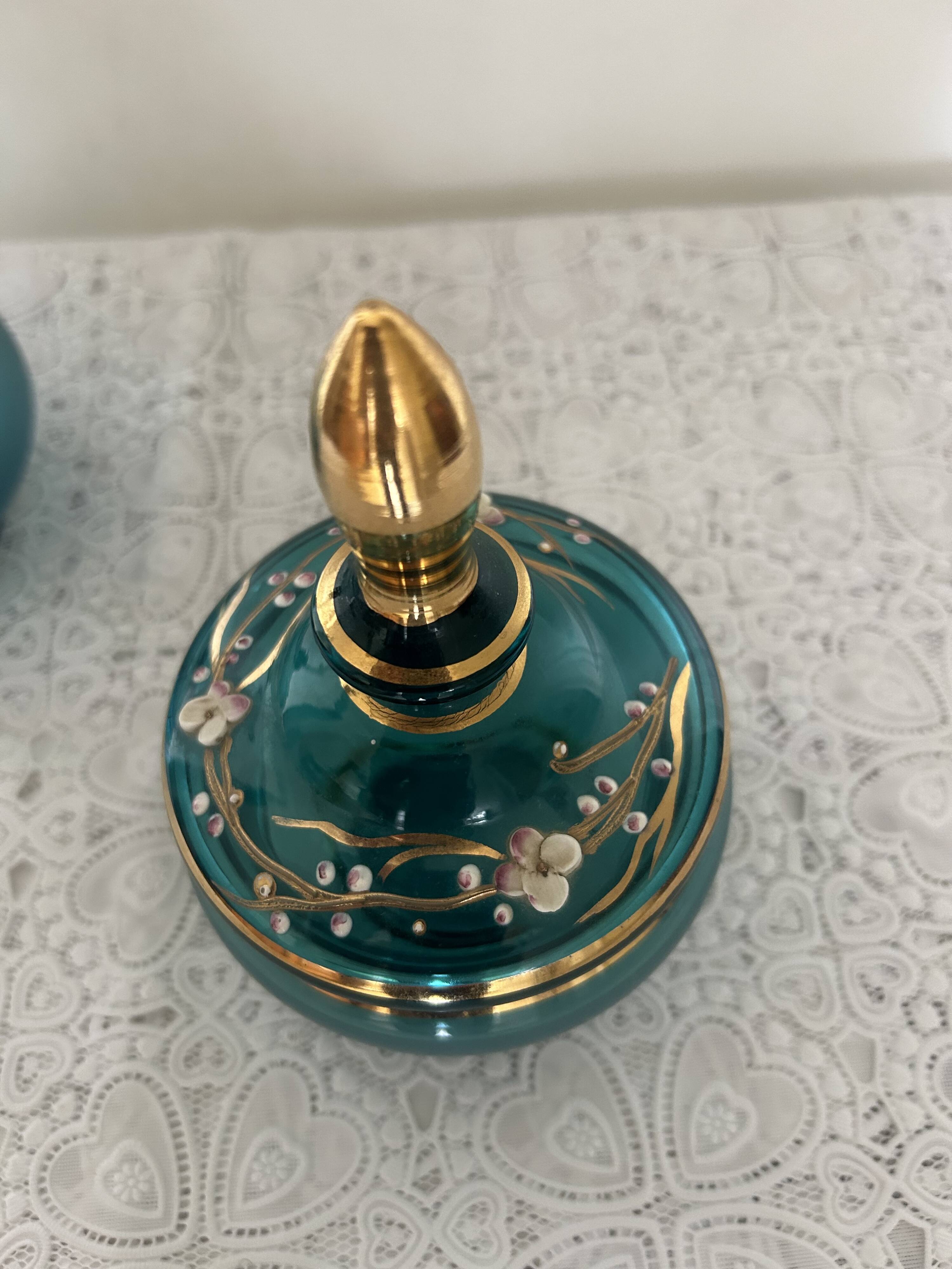 Antique bottle and pot