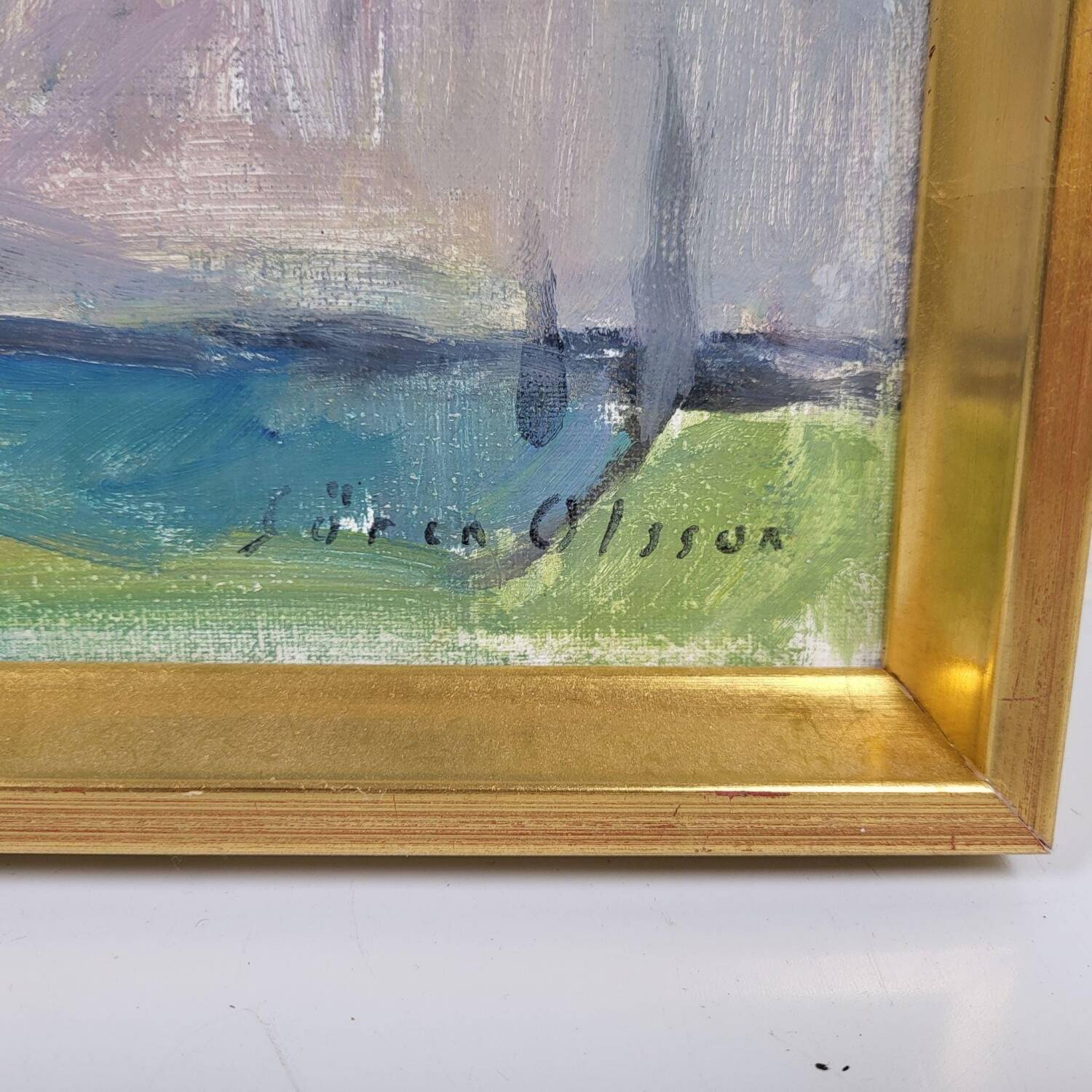 Swedish Oil on Canvas – “Spanish Landscape” by SÖREN OLSSON