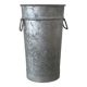 Vase de fleuriste en zinc