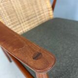 Peter Hvidt& Orla Mølgaard-Nielsen FD146 Cane Back Easy Chair, Denmark