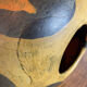 Large round terracotta vase