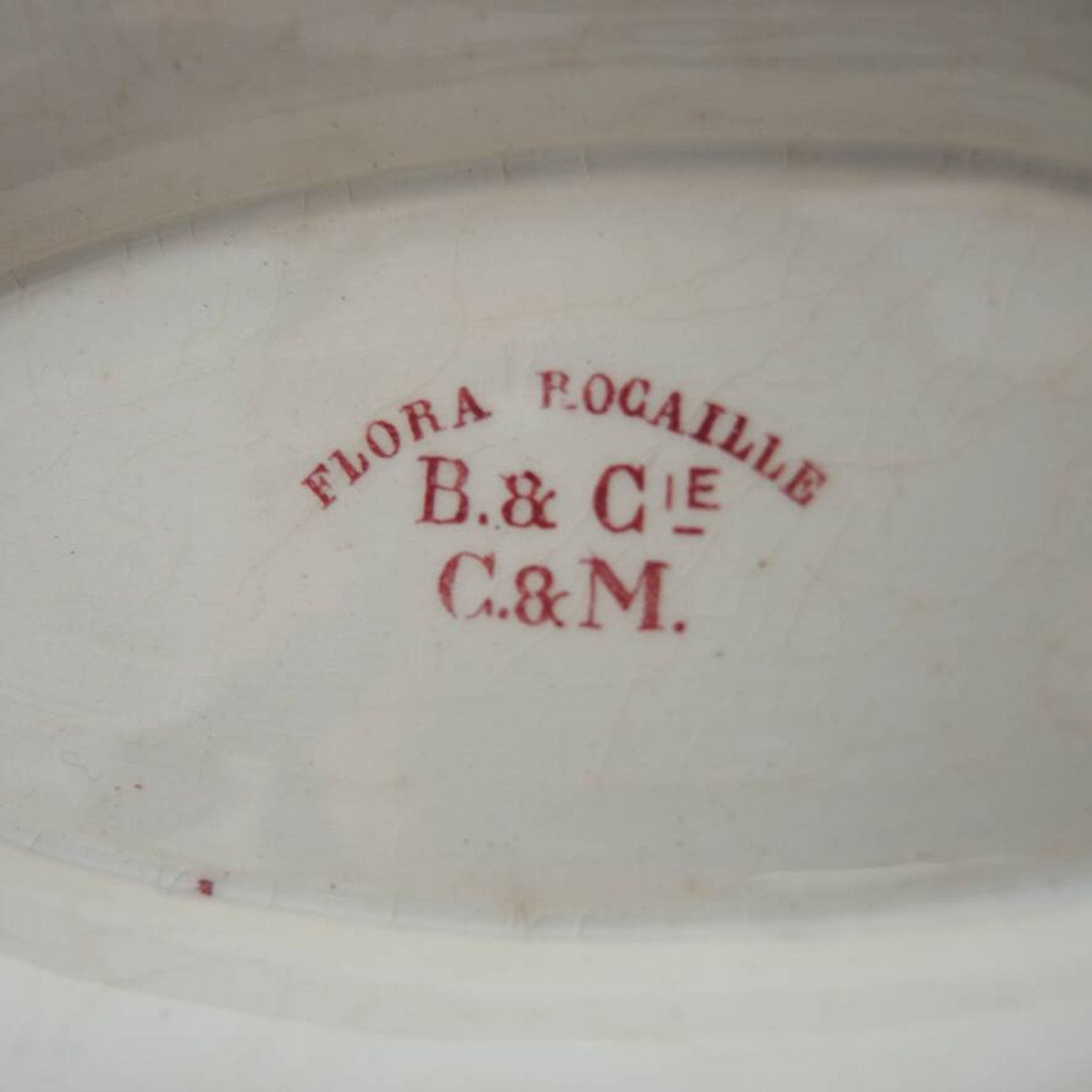 Old sauceboat Creil & Montereau – Flora Rocaille